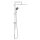 Grohe QuickFix Vitalio Start 250 Cube zuhanyrendszer csaptelep nélkül, króm 26698000