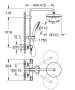 Grohe Tempesta System 210 termosztátos zuhanyrendszer falra szerelésre, króm 26811001