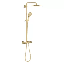   Grohe Rainshower SmartActive 310 termosztátos zuhanyrendszer, szálcsiszolt világos arany 26836GN0