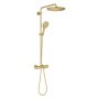 Grohe Rainshower SmartActive 310 termosztátos zuhanyrendszer, szálcsiszolt világos arany 26836GN0