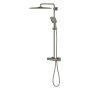 Grohe Rainshower Smartactive 310 Cube Termosztátos zuhanyrendszer, szálcsiszolt grafit 26837AL0