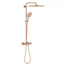   Grohe Rainshower Smartactive 310 Cube Termosztátos zuhanyrendszer, rose arany 26837DA0
