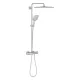 Grohe Rainshower Smartactive 310 Cube Termosztátos zuhanyrendszer,rozsdaentes acél 26837DC0
