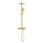 Grohe Rainshower Smartactive 310 Cube Termosztátos zuhanyrendszer, szálcsiszolt világos arany 26837GN0