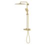Grohe Rainshower Smartactive 310 Cube Termosztátos zuhanyrendszer, szálcsiszolt világos arany 26837GN0