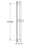 Grohe QuickFix Vitalio Universal fali zuhanytartó rúd, króm 26961001