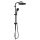 Grohe Tempesta System 250 Flex zuhanyrendszer diverterrel falra szereléshez, matt fekete 269802431