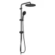 Grohe Tempesta System 250 Flex zuhanyrendszer diverterrel falra szereléshez, matt fekete 269802431