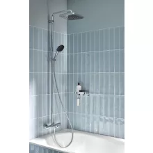   Grohe QuickFix Vitalio Comfort 250 termosztátos fali zuhanyrendszer kádtöltővel, króm 26984001
