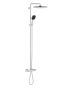 Grohe QuickFix Vitalio Comfort 250 termosztátos fali zuhanyrendszer kádtöltővel, króm 26984001