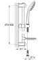 Grohe Euphoria 110 Duo rudas zuhanygarnitúra 2 funkciós kézizuhannyal, króm 27242001