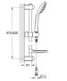 Grohe Euphoria 110 Mono rudas zuhanygarnitúra 1 funkciós kézizuhannyal, króm 27266001
