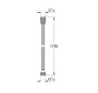Grohe QuickFix VitalioFlex Metal fém zuhanycső 175 cm, króm 27503001
