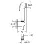 Grohe Tempesta-F Trigger nyomókaros bidé kézizuhany 27513001