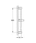Grohe Tempesta ÚJ Cosmopolitan zuhanyrúd, 900 mm 27522000