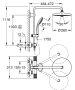 Grohe Euphoria System 260 termosztátos zuhanyrendszer, króm 27615002