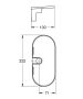 Grohe Vitalio Universal polc zuhanyrúdhoz, króm 27725001