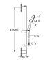 Grohe Tempesta Cube 110 sines zuhanyszett 3 funkciós kézizuhannyal, króm 27786003