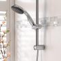 Grohe QuickFix Vitalio Start 100 két funkciós kézizuhany ütésálló szilikongyűrűvel, króm 27946000