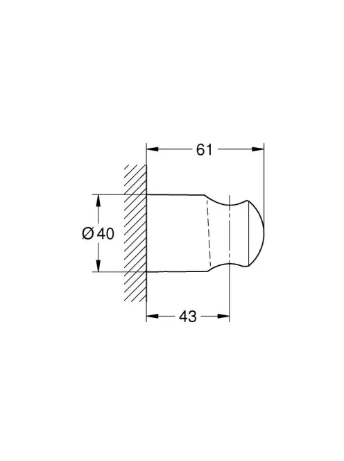 Grohe Vitalio Start - Set Douchekop, Doucheslang En Douchestang Met Planchet 2 Jets Chroom 26952001
