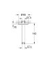 Grohe Rainshower 142 mm mennyezeti csatlakozó 28724000