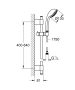 Grohe Relexa 100 Five zuhanygarnitúra 28964001