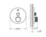 Grohe Grohtherm SmartControl termosztátos színkészlet, grafit 29118A00