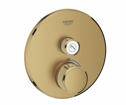 Grohe Grohtherm SmartControl termosztátos színkészlet, szálcsiszolt világos arany 29118GN0