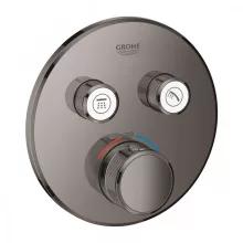   Grohe Grohtherm SmartControl termosztátos színkészlet, 2 fogyasztós, grafit 29119A00