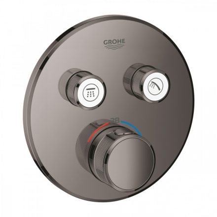 Grohe Grohtherm SmartControl termosztátos színkészlet, 2 fogyasztós, grafit 29119A00