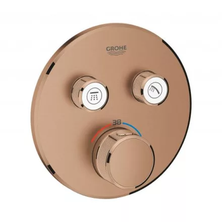 Grohe Grohtherm SmartControl termosztátos színkészlet, szálcsiszolt rose arany 29119DL0