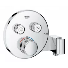   Grohe Grohtherm SmartControl termosztátos színkészlet, zuhanytartóval, króm 29120000