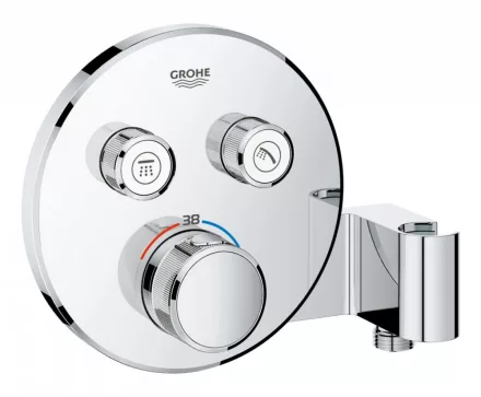 Grohe Grohtherm SmartControl termosztátos színkészlet, zuhanytartóval, króm 29120000