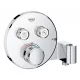 Grohe Grohtherm SmartControl termosztátos színkészlet, zuhanytartóval, króm 29120000