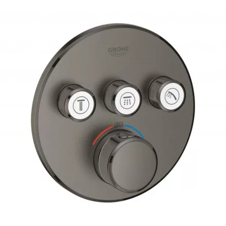 Grohe Grohtherm SmartControl termosztátos színkészlet, szálcsiszolt grafit 29121AL0