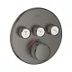 Grohe Grohtherm SmartControl termosztátos színkészlet, szálcsiszolt grafit 29121AL0