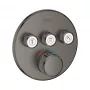 Grohe Grohtherm SmartControl termosztátos színkészlet, szálcsiszolt grafit 29121AL0