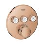 Grohe Grohtherm SmartControl termosztátos színkészlet, rose arany 29121DA0