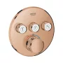 Grohe Grohtherm SmartControl termosztátos színkészlet, rose arany 29121DA0