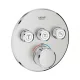 Grohe Grohtherm SmartControl termosztátos színkészlet, rozsdamentes acél hatású 29121DC0