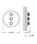 Grohe Grohtherm SmartControl 3 utas váltószelep, grafit 29122A00