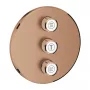 Grohe Grohtherm SmartControl 3 utas váltószelep, szálcsiszolt rose arany 29122DL0