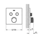Grohe Grohtherm SmartControl termosztátos színkészlet, grafit 29124A00