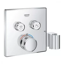   Grohe Grohtherm SmartControl termosztátos színkészlet, zuhanytartóval, króm 29125000