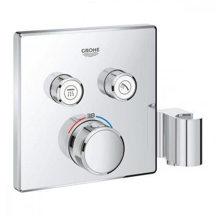 Grohe Grohtherm SmartControl termosztátos színkészlet, zuhanytartóval 29125000