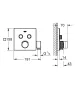 Grohe Grohtherm SmartControl termosztátos színkészlet, zuhanytartóval, króm 29125000
