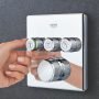 Grohe Grohtherm SmartControl termosztátos színkészlet 3 fogyasztóhoz, króm 29126000