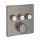 Grohe Grohtherm SmartControl termosztátos színkészlet 3 fogyasztóhoz, szálcsiszolt grafit 29126AL0