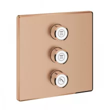   Grohe Grohtherm SmartControl 3 utas váltószelep, szálcsiszolt rose arany 29127DL0