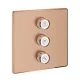 Grohe Grohtherm SmartControl 3 utas váltószelep, szálcsiszolt rose arany 29127DL0